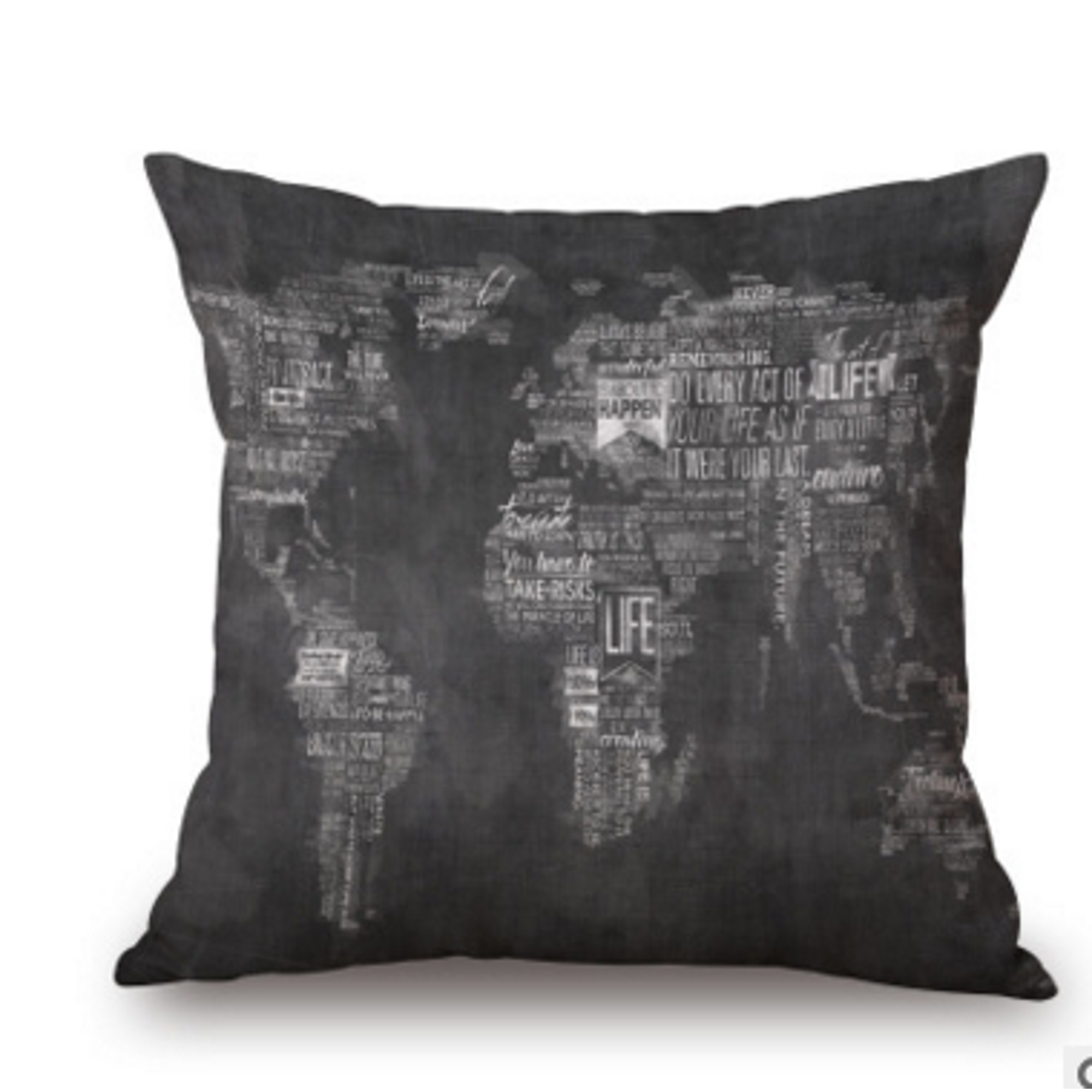 Home Decorative Textured Linen Square Throw Pillow Cases Cushion