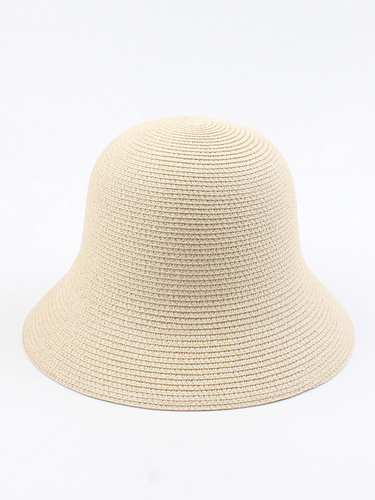 Women Summer Sun Hat Cloche Straw Hat 