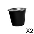 thumbnail image 1 of Tazas para exteriores,Tazas de acero inoxidable para exteriores Taza de café y té,Taza portátil para beber para fogatas de camping,Vasos de metal apilables Vaso de agua,Taza de café,té y, 1 of 8