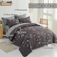 thumbnail image 3 of Juego de edredón WONGS BEDDING Floral Comforter Queen, 7 piezas, 3 of 7