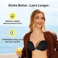 thumbnail image 3 of Niidor Strapless Sticky Bra Adhesive Bra Ultra Sticky Boobs Invisible Push up Lifting Bras Bra Multiple Colors Sizes Reusable for Backless Dress, 3 of 8