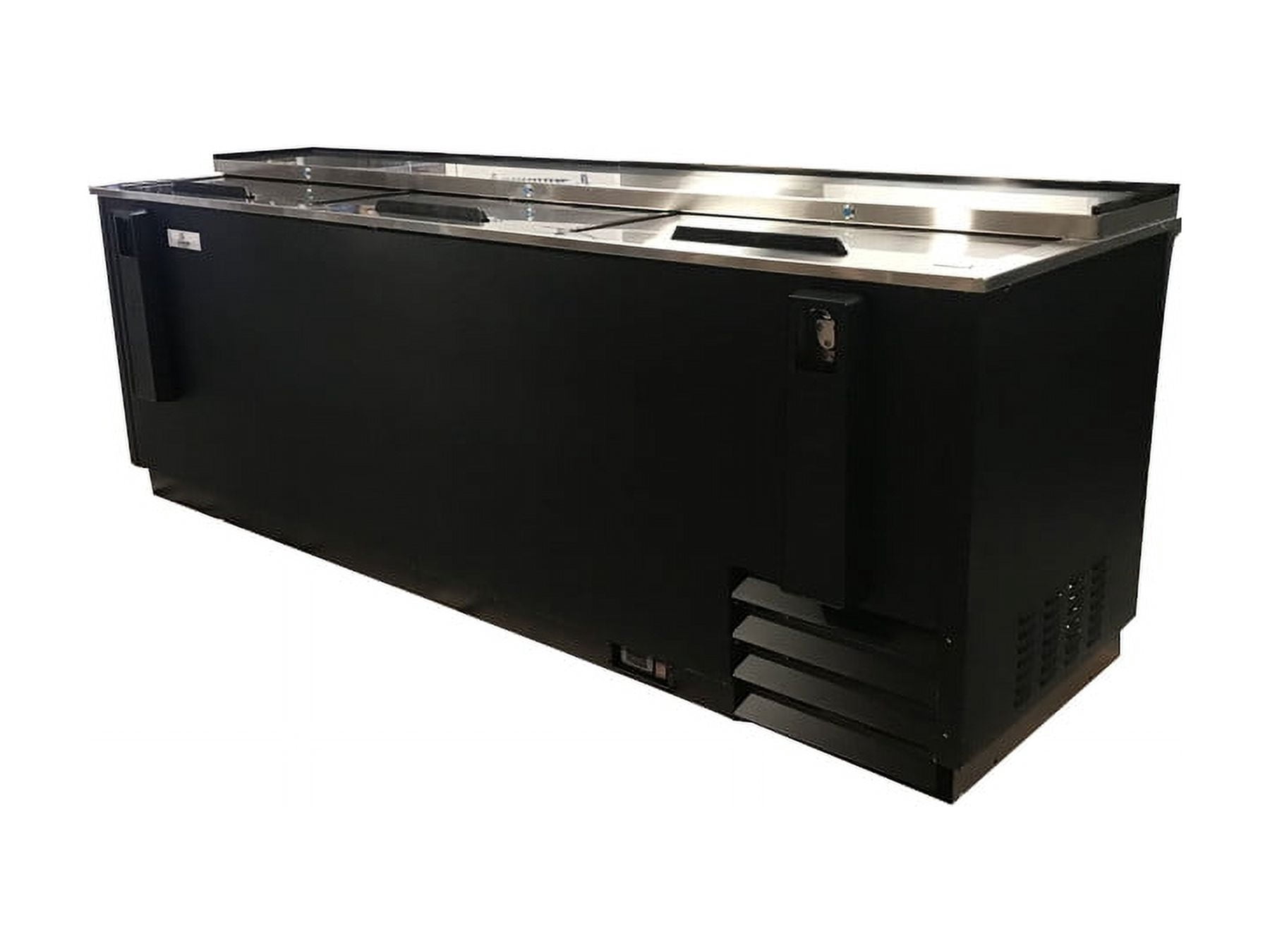 95" Horizontal Bottle Cooler Deep Well Commercial beer bottle Refrigerator 33-38F Top-Loading