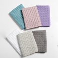thumbnail image 2 of 6PCS Waffle Pattern Hand Small Square Towel 12x12 Inch Hand Towel for Bathroom Absorbent Quick-Dry Bathroom Hand Towels Kitchen Towels Baby Washcloths Face Towel, 2 of 9