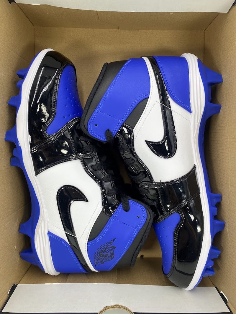 Nike Jordan 1 Mid TD Game Royal Black White (FJ6805 401  display picture 1