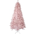 thumbnail image 4 of BeesClover 6.5 Ft Pre-Lit Artificial Christmas Tree with 250 Warm White LEDs and 818 Tips, Battery Operated, Slim Profile, Easy Setup for Living Room, Hallway, Office Festive Décor, 4 of 8