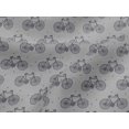 thumbnail image 4 of oneOone Viscose Jersey Fabric Dot & Bicycle Block Print Fabric By Yard 60 Inch Wide, 4 of 5