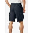 thumbnail image 2 of KingSize Men's Big & Tall Knockarounds 8" Full-Elastic Cargo Shorts, 2 of 4
