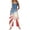 Dark Blue, variant on JULMCOMO 4th of July Jumpsuits for Women USA Flag Cotton Linen Red White Blue Overalls 250th Year Sleeveless Button Straps 1776 Jumpsuits with Pockets Red XL