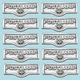 thumbnail image 2 of 10 Switch Plate Tags POST LAMP Name Signs Labels Chrome Brass Traditional Engraved Wall Light Switch Cover Labels | Renovators Supply, 2 of 2