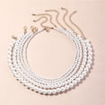 thumbnail image 2 of 1/5 Pcs Necklace Elegant Fine Workmanship Jewelry Faux  Pearl Chocker for Daily Use, 2 of 10