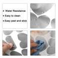 thumbnail image 4 of 32pcs Heart Shape Peel and Stick Wall Decals Sticker Perfect Decoration Living Room 2.76 Inch by 2.36 Inch Silver Tone, 4 of 7
