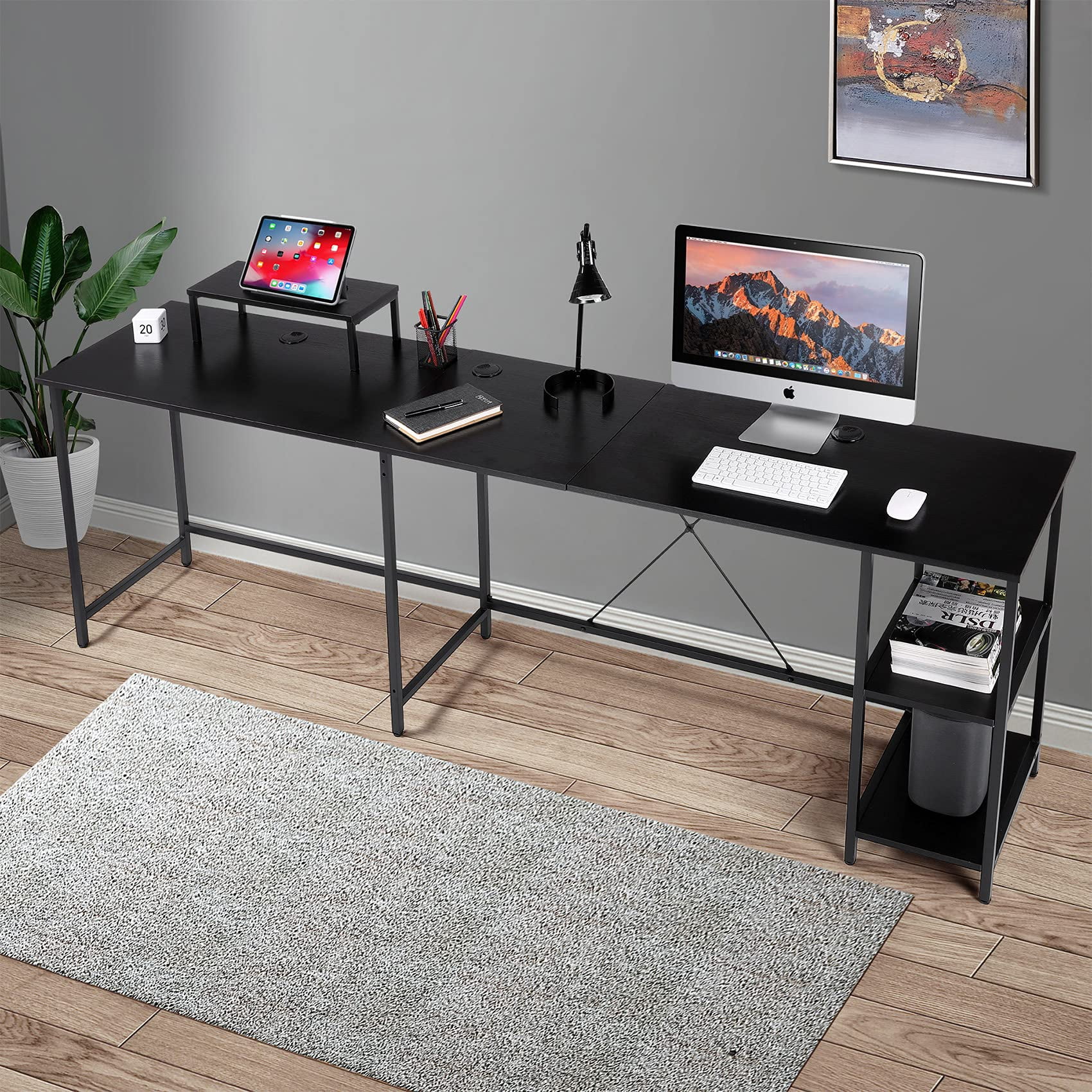 Unico  desk 机 UNICOO® L Shaped Computer Desk, Modern Corner Computer Desks with