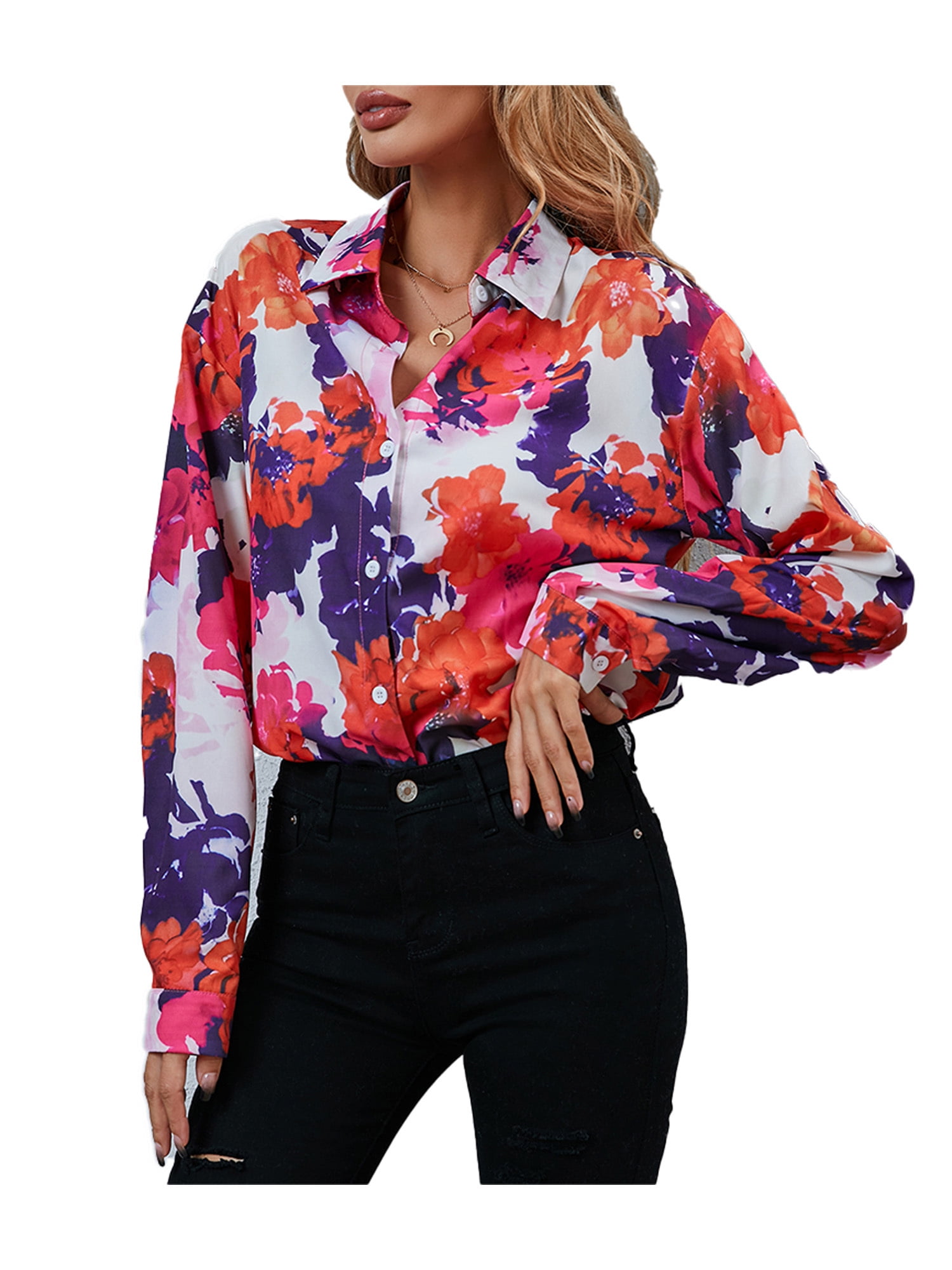 Long Sleeve Shirt Blouse Office 