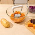 thumbnail image 3 of de papas, manual multifuncional de papas de empuñadura ancha Utensilios de cocina manuales para de perfecl Machucador, 3 of 7
