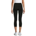 thumbnail image 5 of Avia Women’s Stretch Cotton Blend Capri Leggings with Side Pockets, 5 of 5