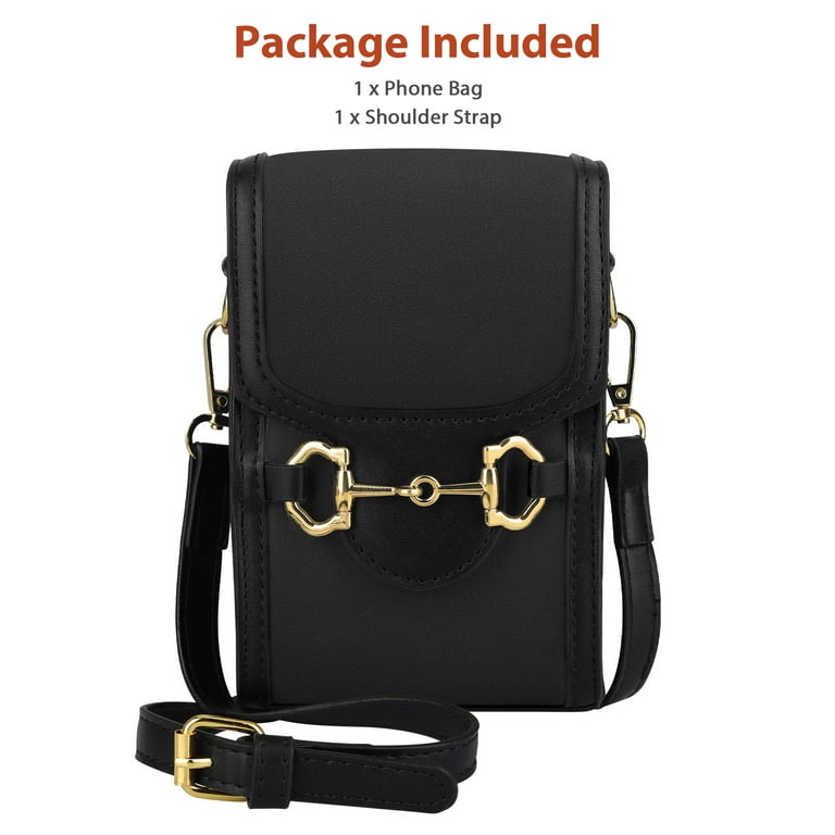 Small Leather Crossbody Cell Phone Bag for Women, EEEkit