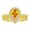 Gold set, variant on Sterling Silver Combination Ring Set for Women, High-Quality Fashion Jewelry with a Beautiful, European and American Style Drop Shape Design