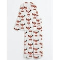 thumbnail image 3 of Women’s Santa Martini Printed Pajama Set | Short & Long Pants Options | Short Sleeve Sleepwear, 3 of 6