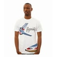 thumbnail image 2 of Fly Society Mens The Day Tripper Graphic T-Shirt, White, Small, 2 of 2
