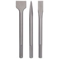 thumbnail image 3 of Hammer Drill Chisels Set, Scaling Flat Point Chisel Kit Torsion Resistant Standard Size  For  For  Electrical Tools For  5 Pit Handle, 3 of 8