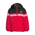 thumbnail image 4 of London Fog Boys Hooded Full Zip Long Sleeve Colorblock Puffer Coat, Sizes 4-16, 4 of 5