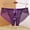 Purple, variant on Pantys for Women Low Rise Lace Panties Cut out Mesh Lingerie Crotchless Panties for Women Cute Thongs for Women