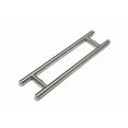 thumbnail image 4 of Strongar Poignée de Porte en Acier Inoxydable Style Barre Ronde/échelle/h - Finition Satinée Brossée, 4 of 4