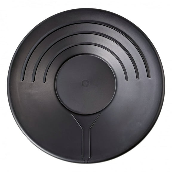 2pk BLACK 14" Gold Rush Gravity Trap Gold Pan - High Impact Flexible Plastic