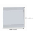 thumbnail image 2 of Miangastore 1Set Modern Desk Picture Frame Silver HDF Flannel Decoration for Family Home Decoration, 2 of 8