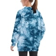 thumbnail image 4 of Zwiiyzr Unisex Teens Kids Oversized Hoodies Sweatshirt Tie-Dye Fashion Long Sleeve Pullover Tops 4-14 Years for Girls and Boys Multicolor, 4 of 6