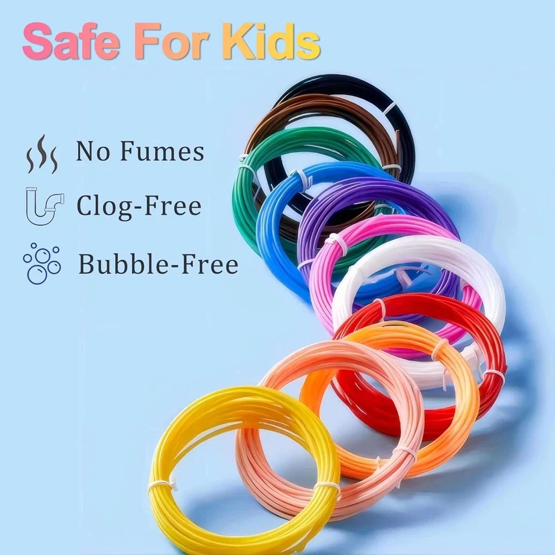 BUTTERFLY- 20 Colors 3D Pen Pla Filament Refills, Each Color 10Feet, Total 200 Feet, 1.75Mm