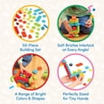 thumbnail image 2 of Set de juego Building Blocks Battat Bristle Blocks de 50 piezas para 2 años o más, 2 of 5