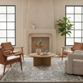 thumbnail image 3 of Oriental Weavers Cavett Navy/ Gold Area Rugs, 5'3" x 7'6", Stain Resistant, Family and Pet Friendly, 3 of 6