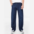 thumbnail image 3 of Pantalones vaqueros de verano para hombre, de talla grande 44, 46 y 48, finos, holgados, clásicos, de pierna recta, 100 % algodón, de marca, a la moda, informales, 3 of 5