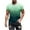 Green, variant on Mens Tshirts Graphic Big and Tall Short Sleeve Athletic Shirt Summer Fashion Gradient Color Crewneck Pullover Tee