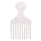 thumbnail image 1 of Peine de diente ancho Unique Bargains para cabello afro plástico blanco, 1 of 7