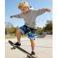thumbnail image 2 of Lanbubble Boys' Athletic Shorts Quick Dry Stretch Elastic Waist Bottoms Big Boy Mesh Breathable Active Running Workout Shorts for Youth (7-12 Years), 2 of 8