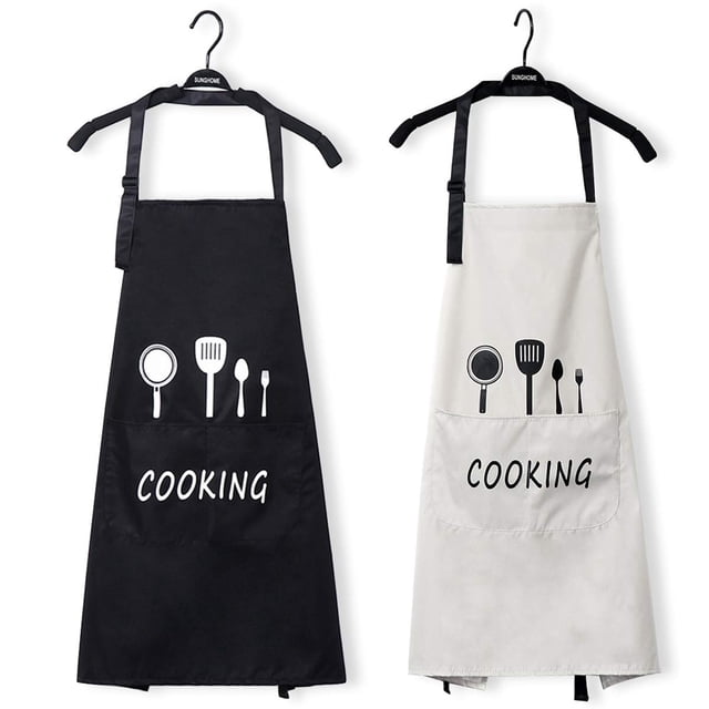 Paquetes de Delantal de Cocina con Bolsillos Impermeable Ajustable para Adultos-- Sailing Electrónica