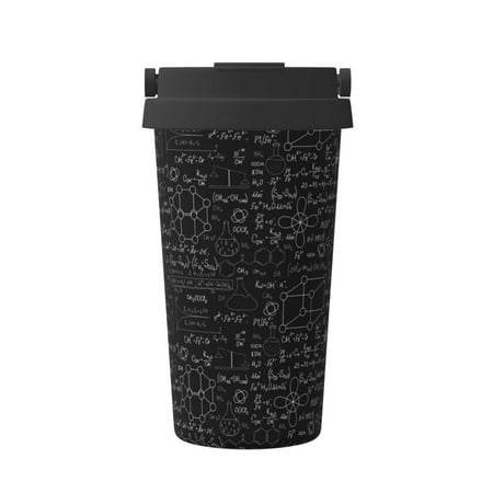 

Logiee Chemistry Formulas 3 Print Stainless Steel Coffee Tumbler Travel Coffee Mug Insulated Coffee Mug with Lid Spill Proof Coffee Cup Portable Thermal Mug
