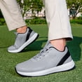 thumbnail image 3 of YOURDIARY Mens Waterproof Golf Shoes - Spikeless Traction, Breathable & Lightweight for All-Day Comfort, 3 of 7