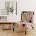 thumbnail image 2 of Designart "Pastel Art Deco IV" Upholstered Modern & Contemporary Accent Chair and Modern & Contemporary Arm Chair - Multiple Color & Pattern, 2 of 7
