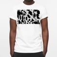 thumbnail image 3 of T Shirts for Women,Mens T Shirt,Cow Black and White Print,3XL, 3 of 5