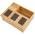 thumbnail image 6 of 24.4*9*18.9in Considerate Design Rectangular Wood Kitchen Storage Cabinet for Home Kitchen, Dining Room, 6 of 28