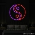 thumbnail image 2 of Glowneon Yin Yang Neon Sign, Yin Yang Led Sign, Custom Neon Sign, Tai Chi Symbol Neon Art, 2 of 5