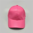 thumbnail image 4 of Holzkary Baseball Cap for Men Women - Classic Adjustable Plain Hat Trucker Hat Male Female Baseball Cap Adjustable Soild Men Women Baseball Cap Uni Hat Hot Pink One Size, 4 of 4