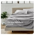 thumbnail image 5 of Sheet Set - College Dorm Size - Luxury 1800 Ultra-Soft Microfiber Twin Extra Long Bed Sheets - Deep Pockets - Easy Fit - Extra Soft - 3 Piece Set (Twin XL, Light Grey), 5 of 9