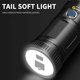 thumbnail image 3 of Linterna LED recargable | Mini linterna de mano con zoom para exteriores y hogares | Modos ajustables de alto brillo | Aleación de aluminio impermeable portátil | Carga rápida USB tipo C | Amigable, 3 of 7