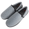 thumbnail image 5 of Hanes Men's Closed Back Slipper Shoe - Memory Foam with Indoor Outdoor Sole, 5 of 9