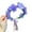 Purple, variant on Eosunjian Women Flower Hairband Lace Up Adjustable Anti-slip Princess Style Fairy Girls Flower Children Wreath Photo Prop Bridal Wedding Headband Flower Crown Hair Accessories