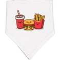 thumbnail image 2 of Inktastic Cute Fast Food Friends Burger Fries Soda Baby Bandana Bib, 2 of 4